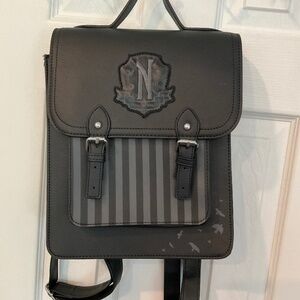 Wednesday Nevermore Academy mini backpack